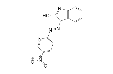 3H-Indol-2-ol, 3-[2-(5-nitro-2-pyridinyl)diazenyl]-