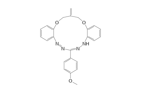 16-Methylene-16,17-dihydro-5H,15H-7-p-methoxyphenyldibenzo[b,i][1,11,4,5,7,8]dioxatetraazacyclotetradecine