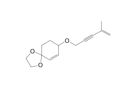 8-(4-methylpent-4-en-2-ynoxy)-1,4-dioxaspiro[4.5]dec-9-ene
