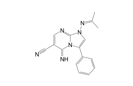 6-CYANO-5-IMINO-1-ISOPROPYLIDENEAMINO-3-PHENYL-1H-IMIDAZO-[1,2-A]-PYRIMIDINE