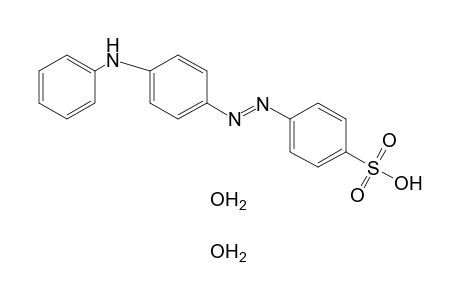 p-[(p-anilinophenyl)azo]benzenesulfonic acid, dihydrate