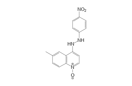 6-methyl-4-[2-(p-nitrophenyl)hydrazino]quinoline-1-oxide