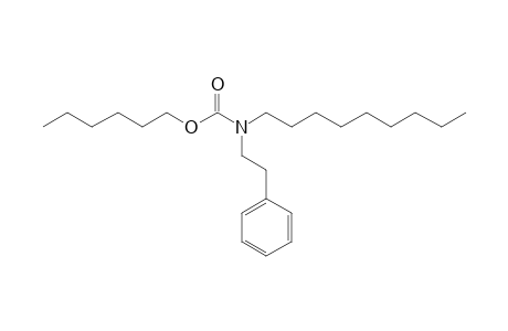 Carbonic acid, monoamide, N-(2-phenylethyl)-N-nonyl-, hexyl ester