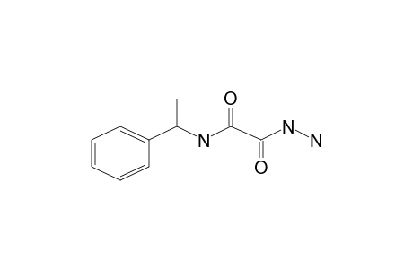 Acetic acid, oxo((1-phenylethyl)amino)-, hydrazide