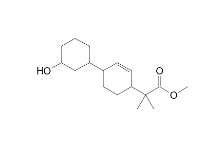 Methyl 2-[4-(3-hydroxycyclohexyl)cyclohex-2-enyl]-2-methylpropionate