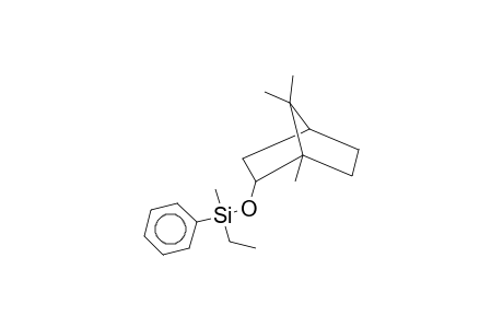 SILANE, (BORNYLOXY)ETHYLMETHYLPHENYL-