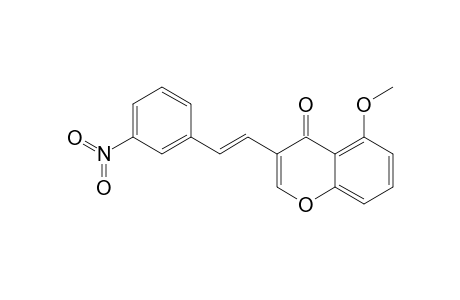 (E)-5-METHOXY-3'-NITRO-3-STYRYLCHROMONE