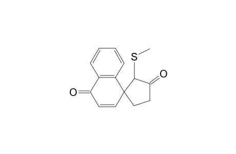 2-METHYLTHIOSPIRO-[CYCLOPENTANE-1,1'(4'H)-NAPHTHALENE]-3,4'-DIONE