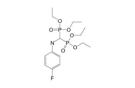 TETRAETHYL-(4-FLUOROPHENYLAMINO)-METHYLENE-BIS-PHOSPHONATE