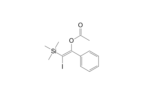 Acetic acid, (E)-2-iodo-1-phenyl-2-trimethylsilyl-vinyl ester