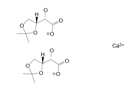 3,4-O-Isopropylidene-L-threonic acid calcium salt