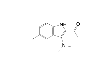 1-[3-(Dimethylamino)-5-methyl-1H-indol-2-yl]ethanone