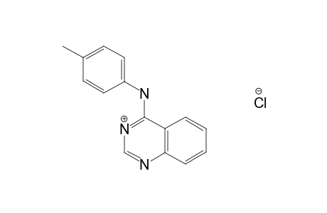 4-(p-toluidino)quinazoline, monohydrochloride