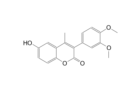 3-(3',4'-Dimethoxyphenyl)-6-hydroxy-4-methylcoumarin