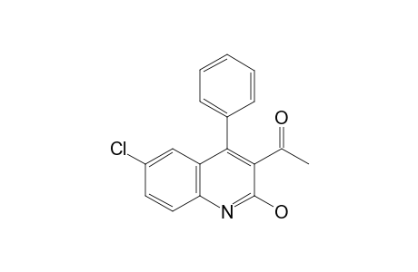 6-chloro-2-hydroxy-4-phenyl-2-quinolyl methyl ester