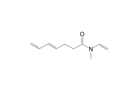 N-Methyl-N-vinyl-4,6-heptadieneamide