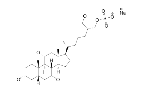 (25R)-(+)-3-ALPHA,7-ALPHA,11-ALPHA,26-TETRAHYDROXY-5-BETA-CHOLESTAN-27-YL-SODIUM-SULFATE