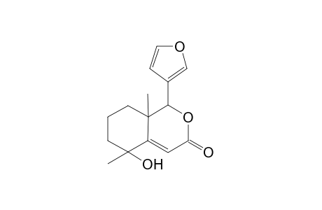 (1RS,5SR,8aRS)-1-(3-furyl)-5,8a-dimethyl-5-hydroxy-1,5,6,7,8,8a-hexahydro-3H-2-benzopyran-3-one