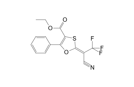 2-(1-Cyano-2,2,2-trifluoro-ethylidene)-5-phenyl-[1,3]oxathiole-4-carboxylic acid ethyl ester