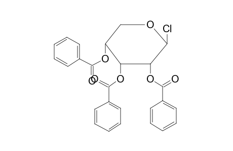 1-.beta.-Chloro-2,3,4-tribenzoyl-D-ribopyranoside