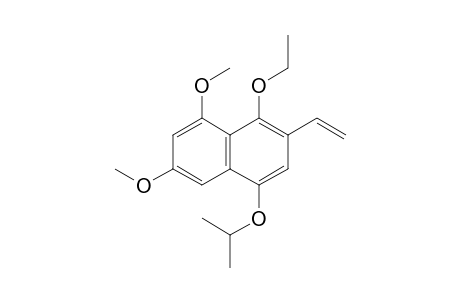 6,8-Dimethoxy-1-ethoxy-4-isopropoxy-2-vinylnaphthalene