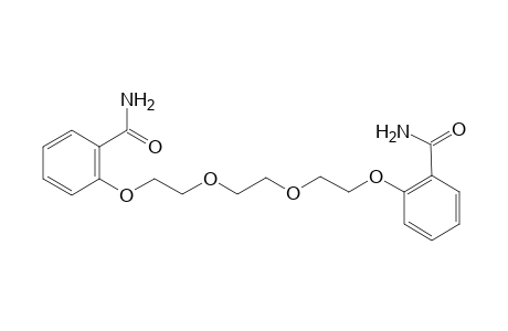 2-[2-(2-{2-[2-(Aminocarbonyl)phenoxy]ethoxy}ethoxy)ethoxy]benzamide