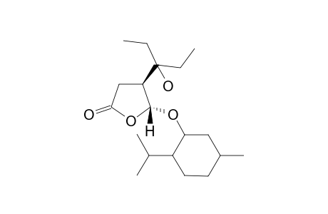 (4S,5R)-(-)-4-(1-hydroxy-1-ethylpropyl)-5-menthyloxy-3,4-dihydro-2(5H)-furanone