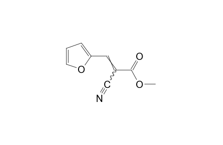 alpha-cyano-2-furanacrylic acid, methyl ester