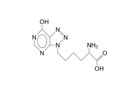 alpha-AMINO-6,7-DIHYDRO-7-OXO-3H-v-TRIAZOLO[4,5-d]PYRIMIDINE-3-HEXANOIC ACID