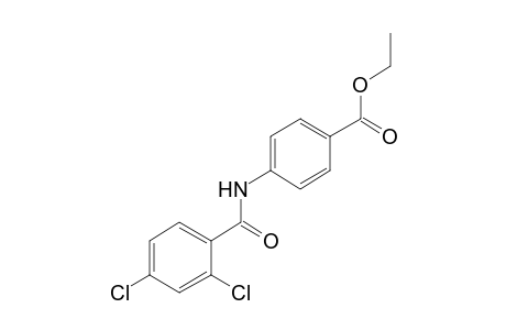 p-(2,4-dichlorobenzamido)benzoic acid, ethyl ester