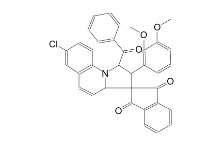 (1'R,2'R)-1'-benzoyl-7'-chloro-2'-(2,3-dimethoxyphenyl)-2',3a'-dihydro-1'H-spiro[indene-2,3'-pyrrolo[1,2-a]quinoline]-1,3-dione