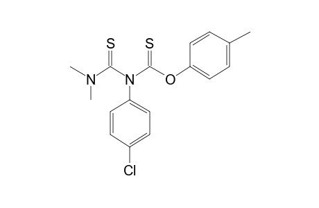 o-(p-Tolyl) 2-(p-chlorophenyl)-4,4-dimethyl-1,3-dithioallophanate