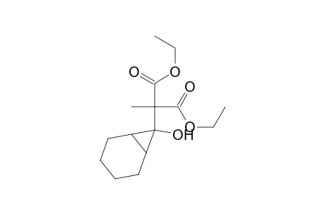 7-(1,1-Bis(ethoxycarbonyl)ethyl)bicyclo(4.1.0)heptan-7-ol