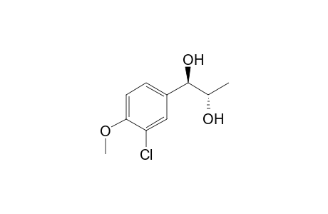 (+/-)-ERYTHRO-1-(3'-CHLORO-4'-METHOXYPHENYL)-1,2-PROPANEDIOL;(+/-)-TRAMETOL