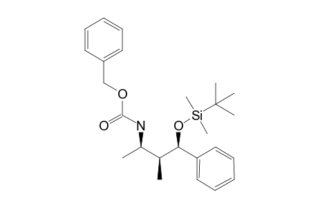 (phenylmethyl) N-[(2R,3S,4R)-4-[tert-butyl(dimethyl)silyl]oxy-3-methyl-4-phenyl-butan-2-yl]carbamate