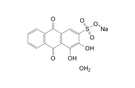 9,10-dihydro-3,4-dihydroxy-9,10-dioxo-2-anthracenesulfonic acid, monosodium salt, monohydrate