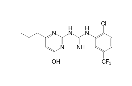 1-(6-CHLORO-alpha,alpha,alpha-TRIFLUORO-m-TOLYL)-3-(4-HYDROXY-6-PROPYL-2-PYRIMIDINYL)GUANIDINE