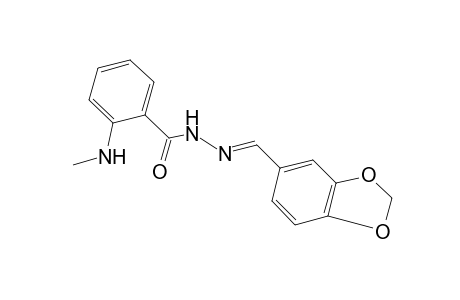 N-methylanthranilic acid, piperonylidenehydrazide