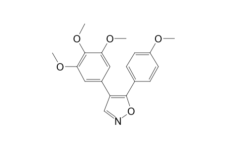 5-(4-Methoxyphenyl)-4-(3,4,5-trimethoxyphenyl)-1,2-oxazole