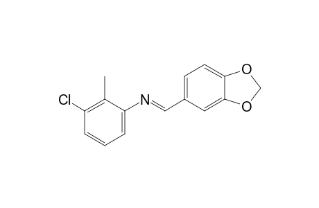 3-chloro-N-piperonylidene-o-toluidine