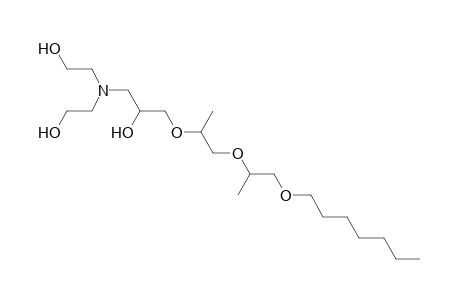 1-[bis(2-hydroxyethyl)amino]-3-{2-[2-(heptyloxy)-1-methylethoxy]-1-methylethoxy}-2-propanol