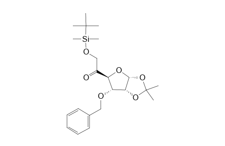 3-O-BENZYL-6-TERT.-BUTYLDIMETHYLSILYL-1,2-O-ISOPROPYLIDENE-ALPHA-D-RIBO-HEXOFURANOS-5-ULOSE