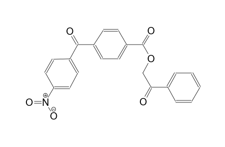 benzoic acid, 4-(4-nitrobenzoyl)-, 2-oxo-2-phenylethyl ester