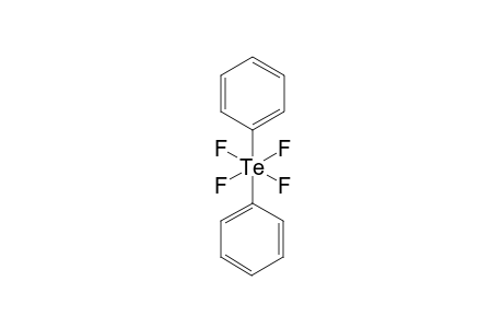 (trans)-Tetrafluoro-diphenyl-.lambda.6-Tellane