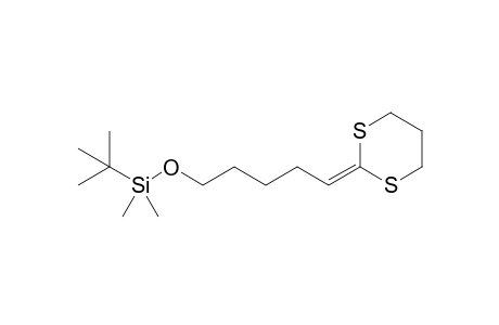 Tert-butyl-(5-[1,3]dithian-2-ylidenepentyloxy)dimethylsilane