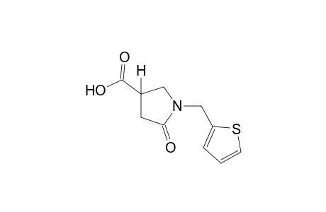 5-oxo-1-(2-thenyl)-3-pyrrolidinecarboxylic acid