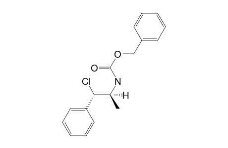 (phenylmethyl) N-[(1S,2S)-1-chloranyl-1-phenyl-propan-2-yl]carbamate