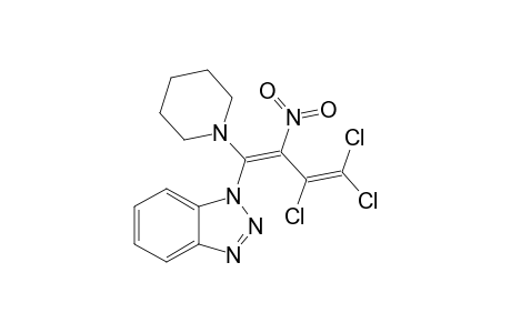 1-(1H-Benzotriazol-1-yl)-3,4,4-trichloro-2-nitro-1-piperidino-1,3-butadiene