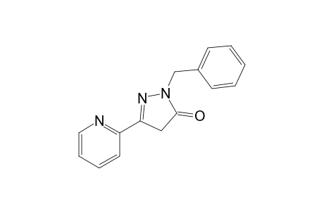 2-(phenylmethyl)-5-(2-pyridyl)-2,4-dihydro-3H-pyrazol-3-one