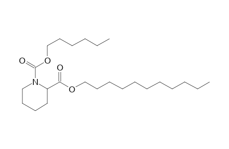 Pipecolic acid, N-hexyloxycarbonyl-, undecyl ester